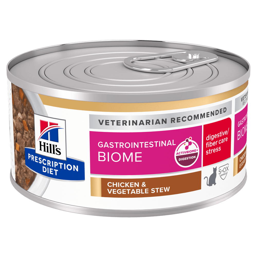 Hills Prescription Diet Gastrointestinal Biome Chicken Vege Stew Adult Wet Cat Food