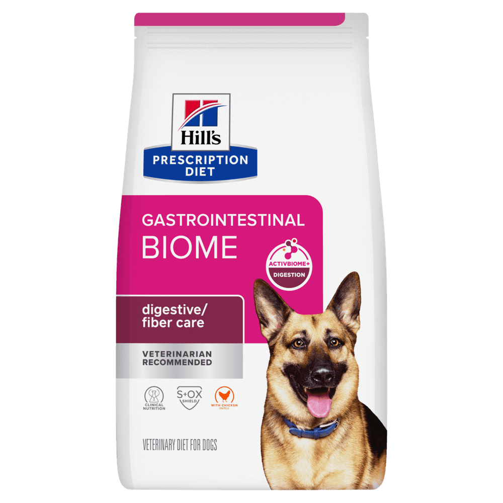 Hills Prescription Diet Gastrointestinal Biome Digestive Fibre Care Chicken Adult Dry Dog Food
