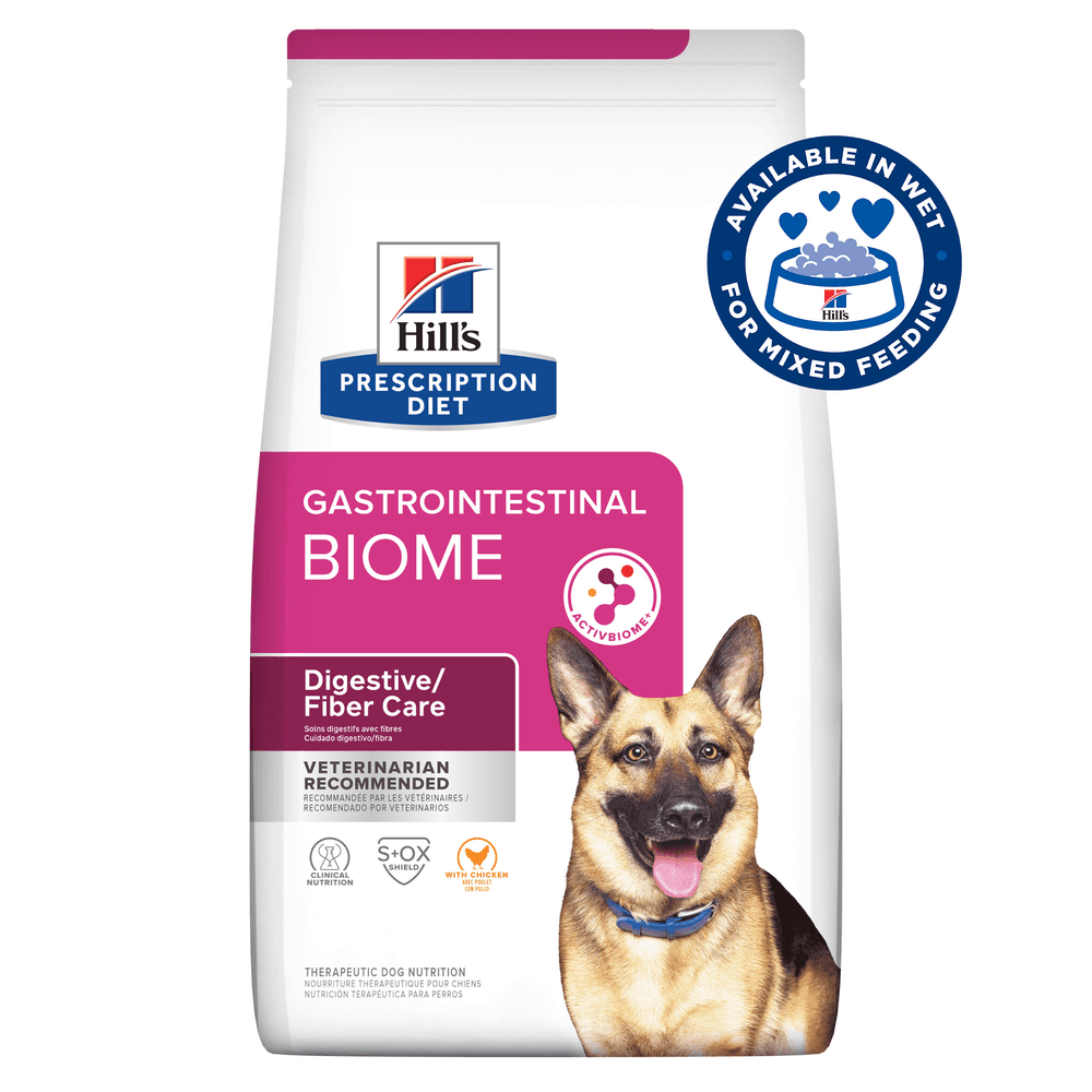 Hills Prescription Diet Gastrointestinal Biome Digestive Fibre Care Chicken Adult Dry Dog Food