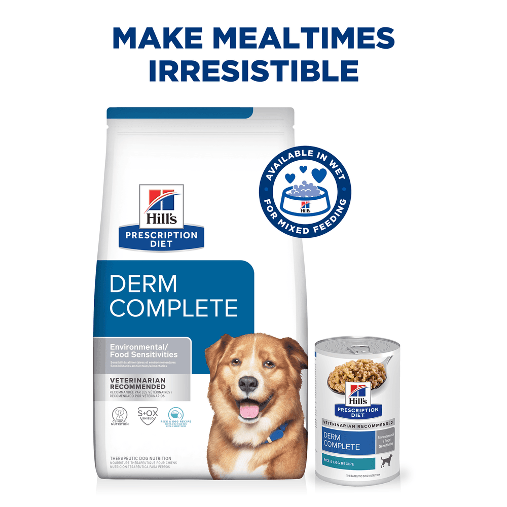 Hills Prescription Diet Derm Complete Adult Dry Dog Food