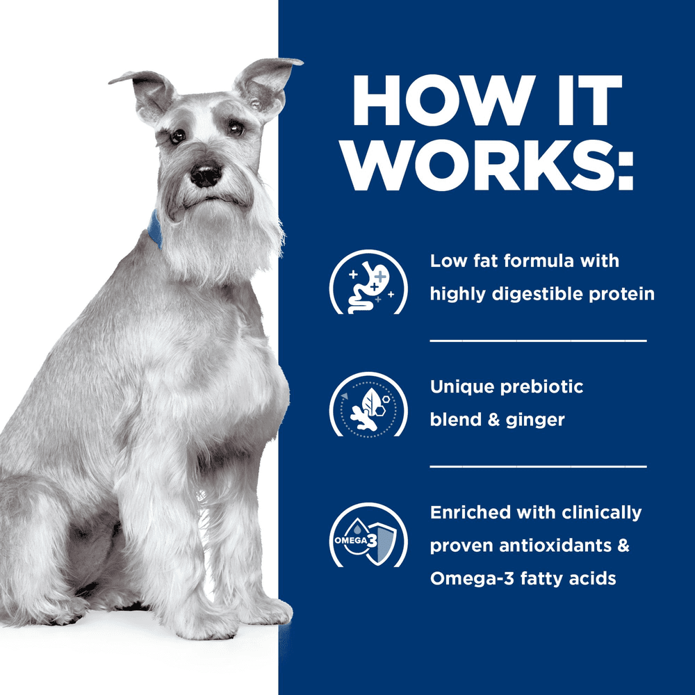 Hills Prescription Diet I/D Low Fat Digestive Care Chicken & Vege Stew Wet Dog Food Cans