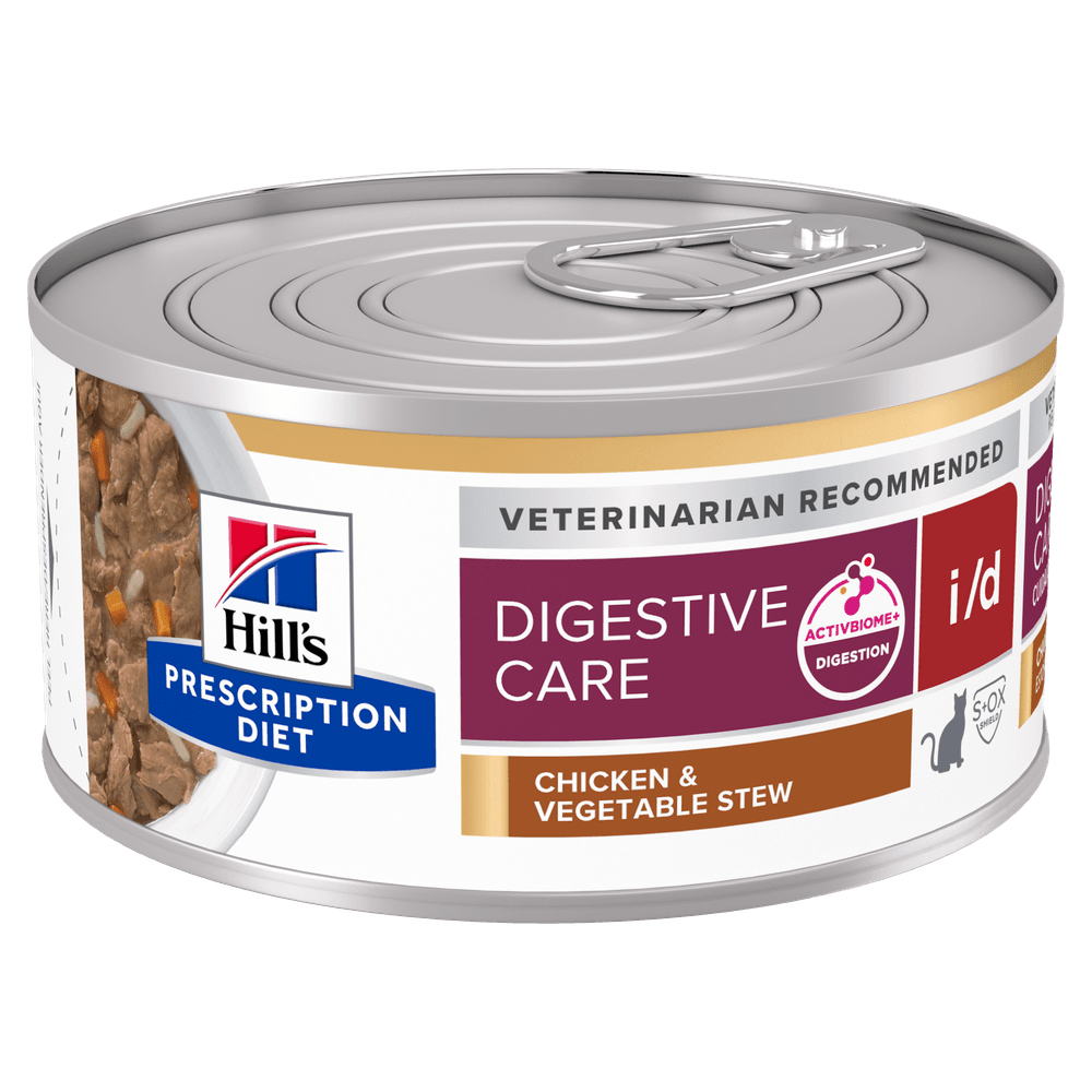 Hills Prescription Diet I/D Digestive Care Chicken And Vegetable Stew Canned Cat Food