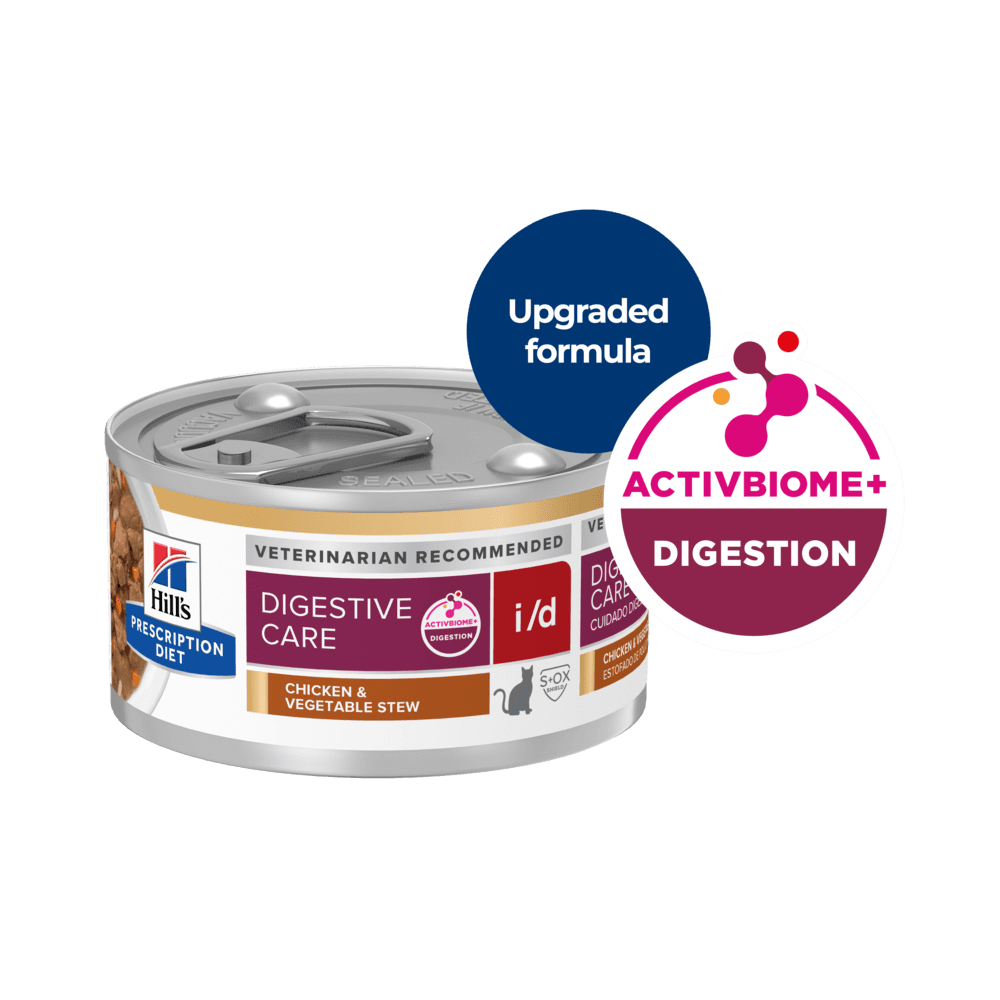 Hills Prescription Diet I/D Digestive Care Chicken And Vegetable Stew Canned Cat Food