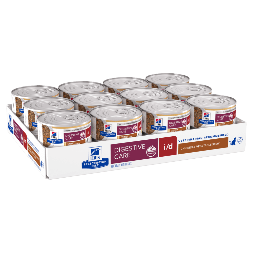 Hills Prescription Diet I/D Digestive Care Chicken And Vegetable Stew Canned Cat Food