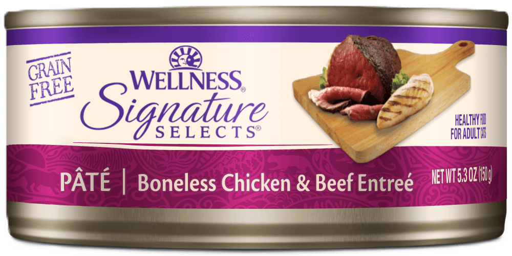 Signature Selects Pate Boneless Chicken and Beef Cat Wet Food