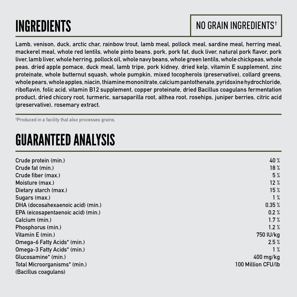 Orijen Tundra Grain Free All Lifestages Dry Dog Food