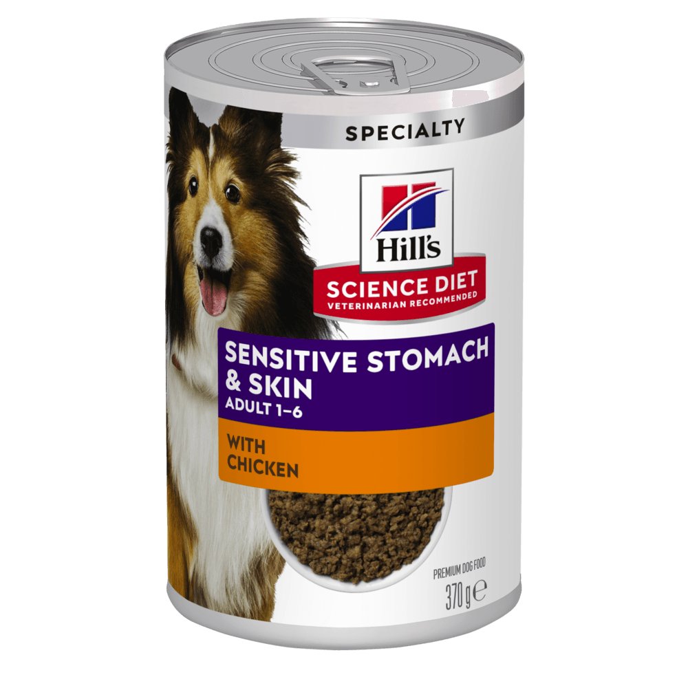 hills-science-diet-adult-sensitive-stomach-and-skin-with-chicken-wet-dog-food-can