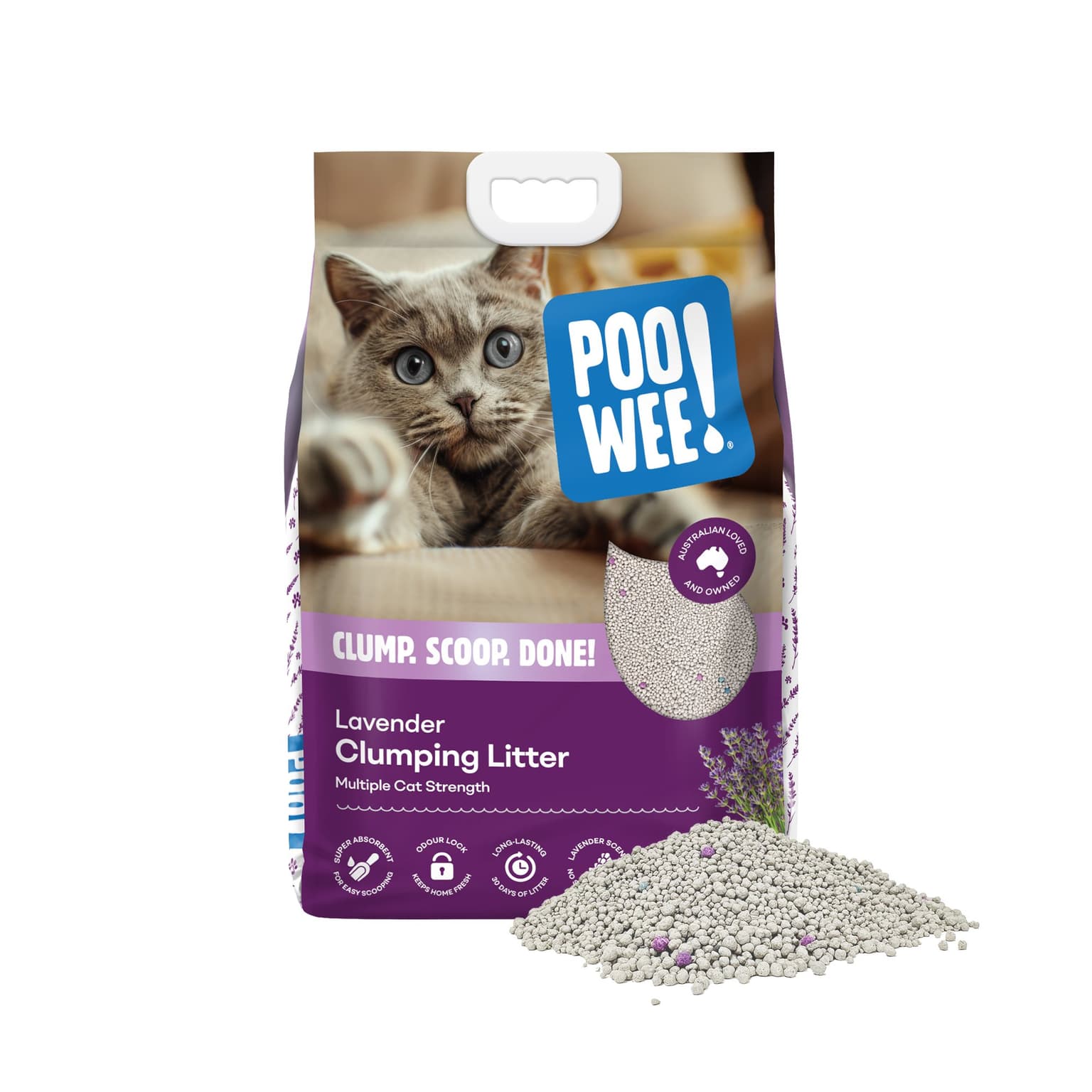 Litter Clumping Lavender