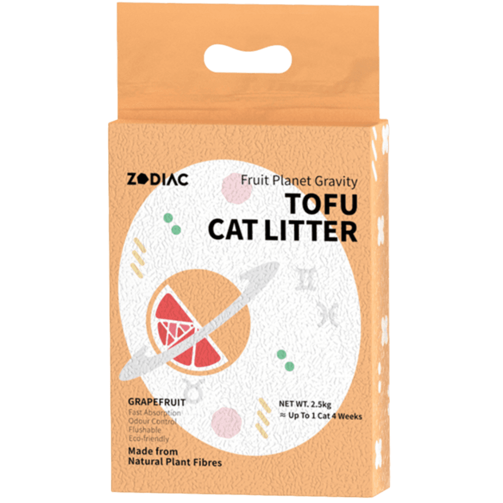 zodiac-fruity-tofu-cat-litter-grapefruit
