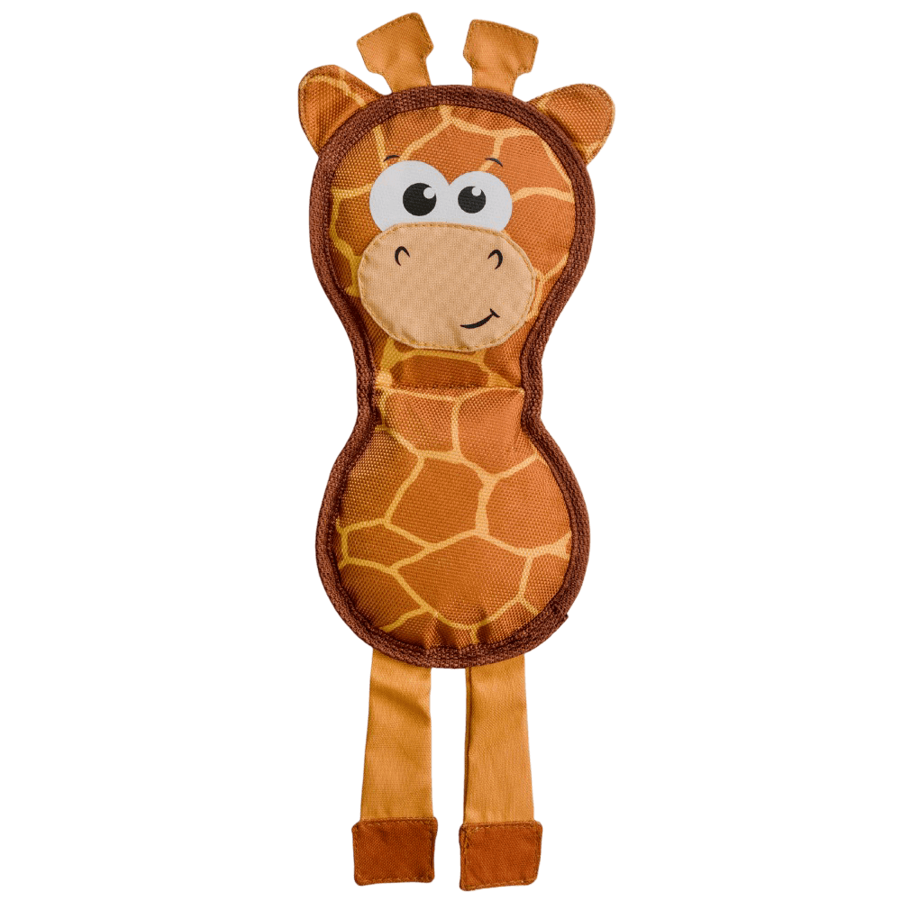 Fire Biterz Giraffe Durable Plush Dog Toy