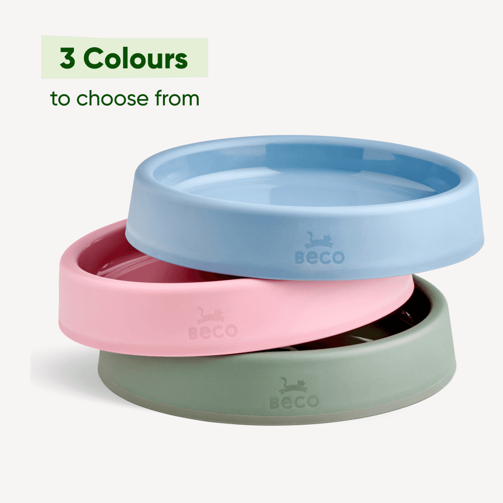 Beco Steady Cat Bowl Olive Green