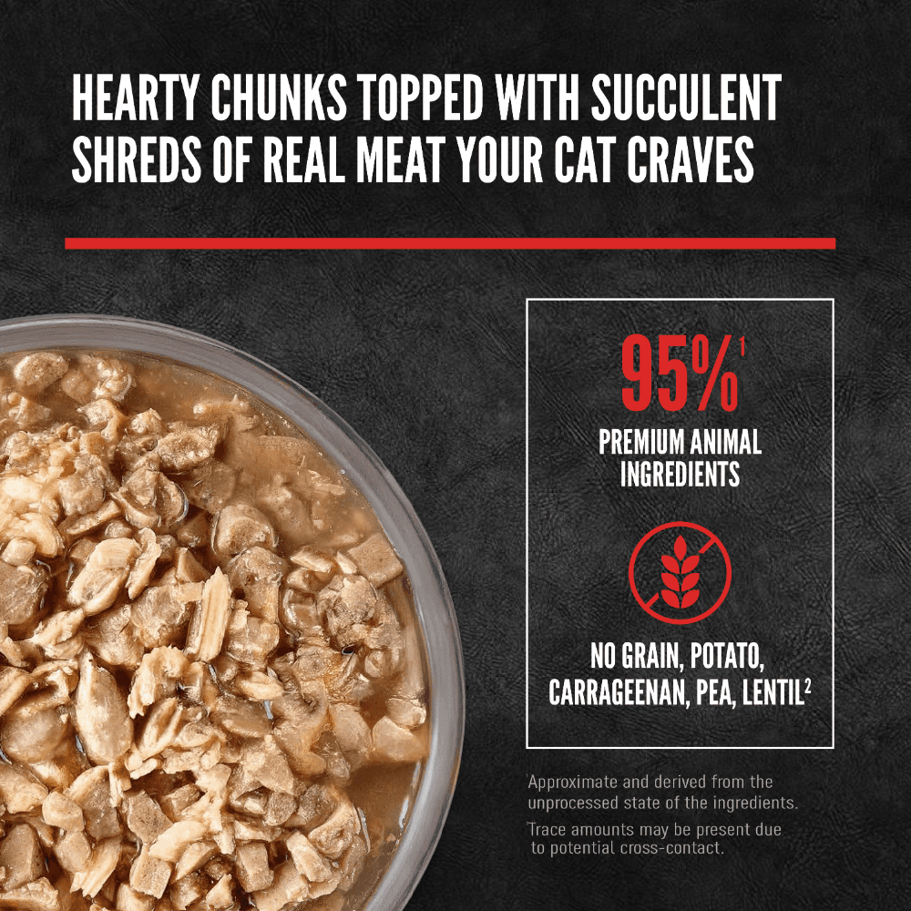 Orijen Chunks & Shreds Regional Red Adult Wet Cat Food Cans
