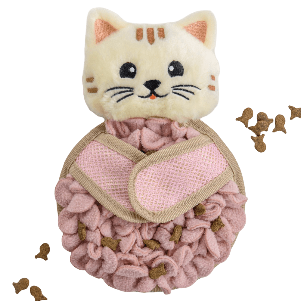 Snuffle Mat Pink Cat Toy