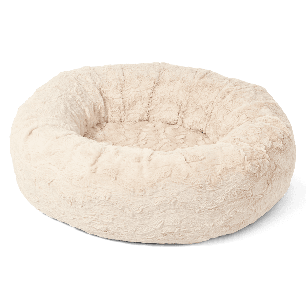 paws-for-life-donut-bolster-pet-bed-brushed-fleece-cream