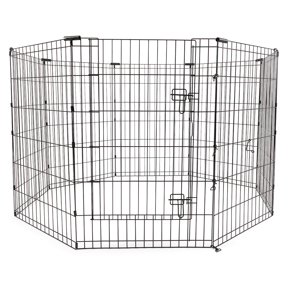 8 Panel Playpen with Door for Dogs