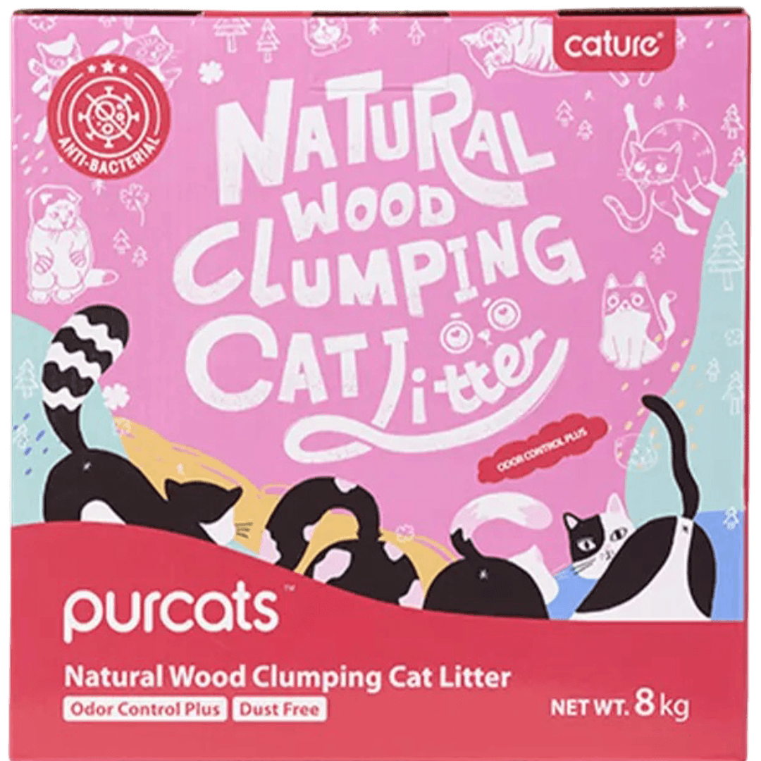 cature-natural-wood-clumping-cat-litter-odour-control-plus-carbon-pellet