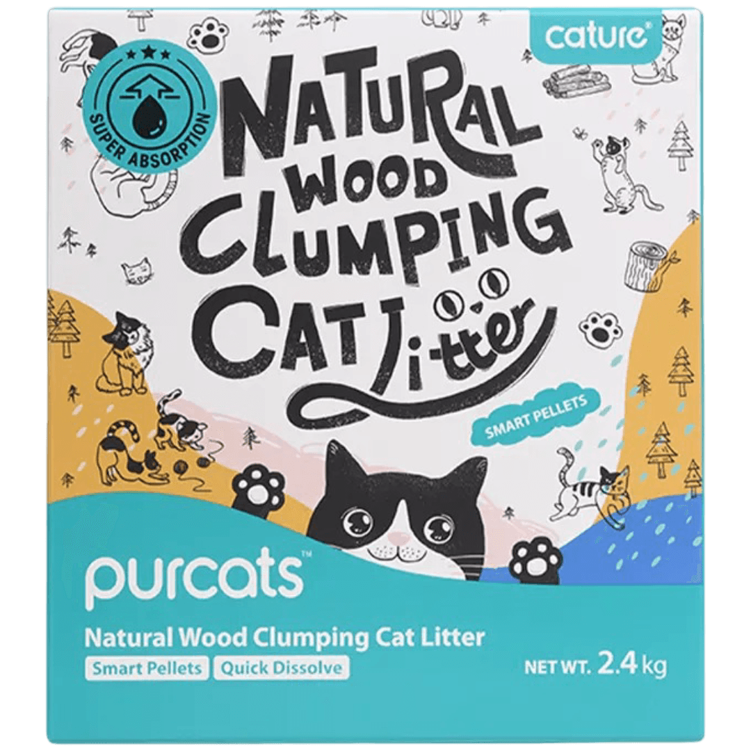 cature-natural-wood-clumping-cat-litter-smart-pellet