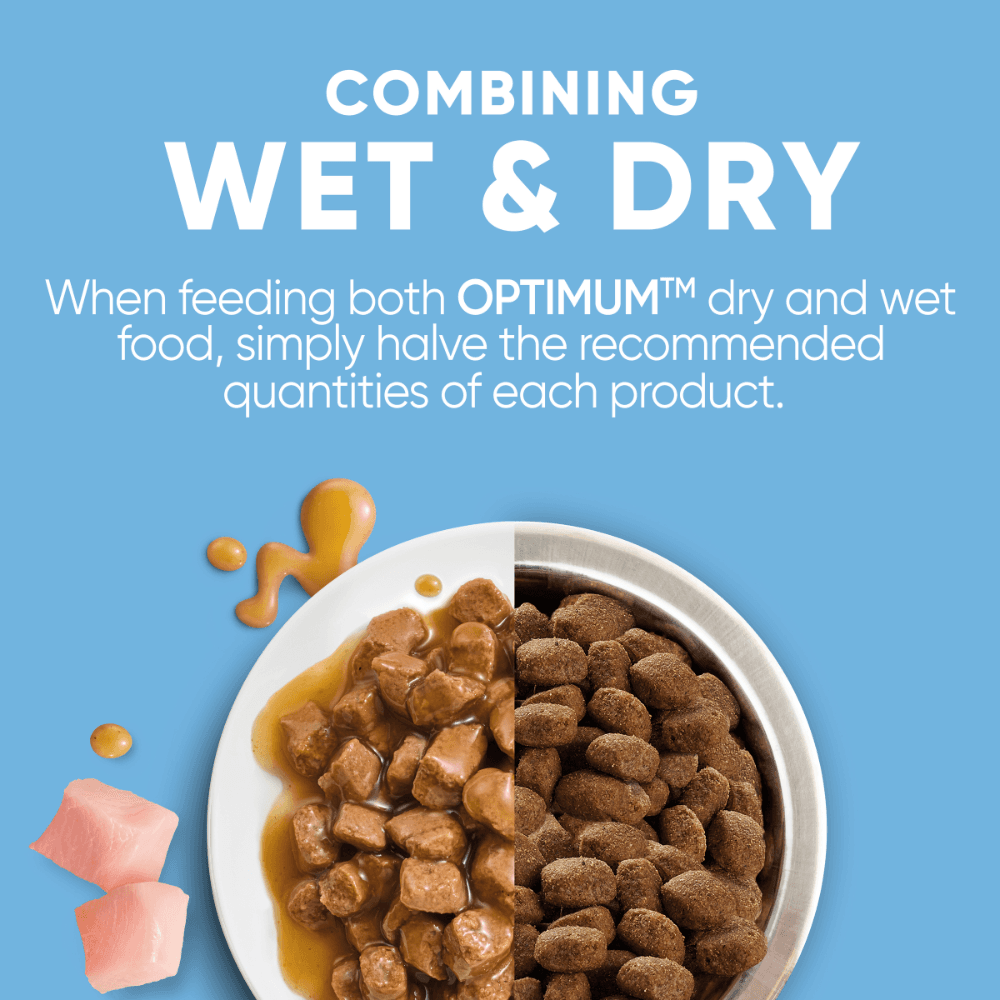 Optimum Healthy Weight Chicken in Jelly Adult Wet Cat Food Pouch