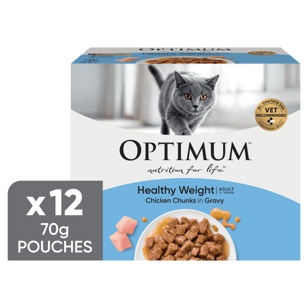 Optimum Healthy Weight Chicken in Jelly Adult Wet Cat Food Pouch
