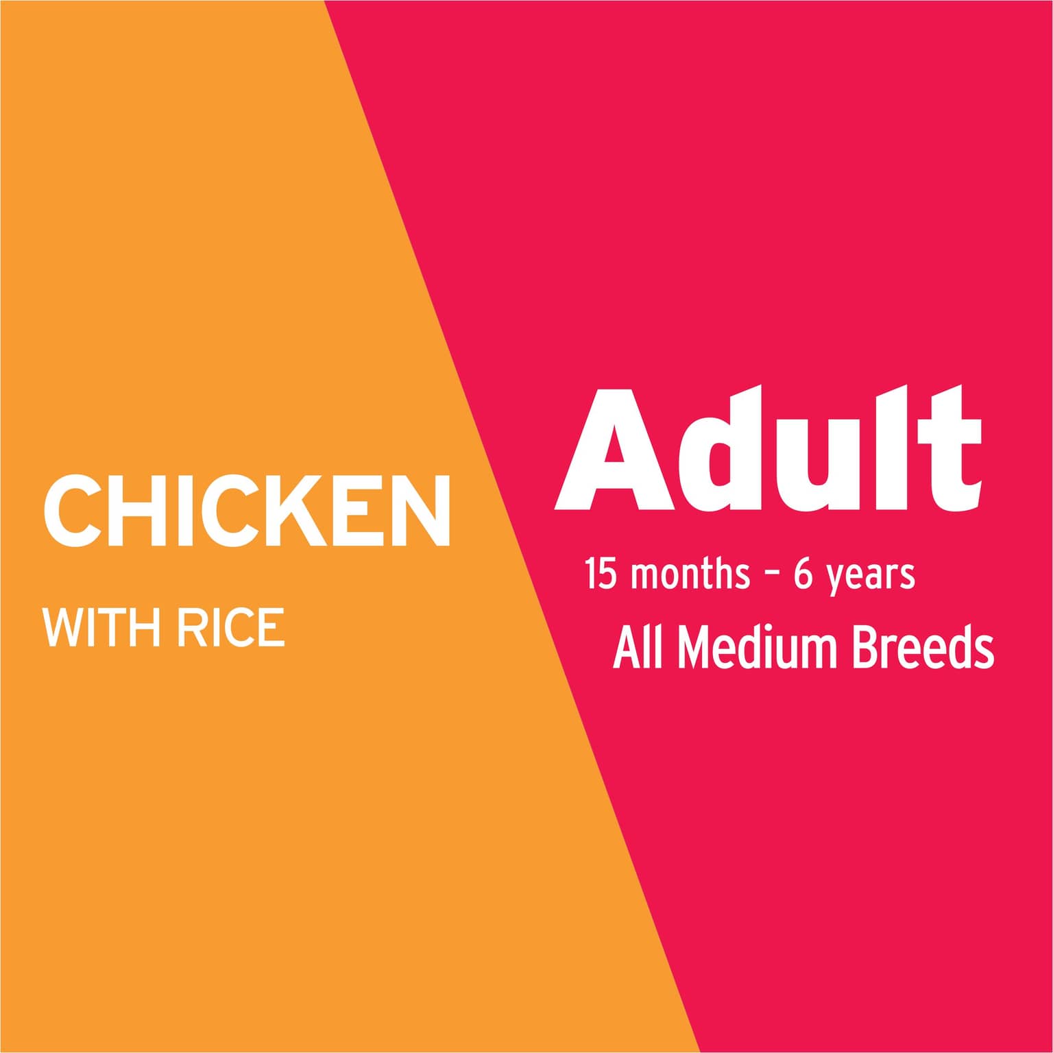 ADVANCE Medium Adult Dry Dog Food Chicken With Rice