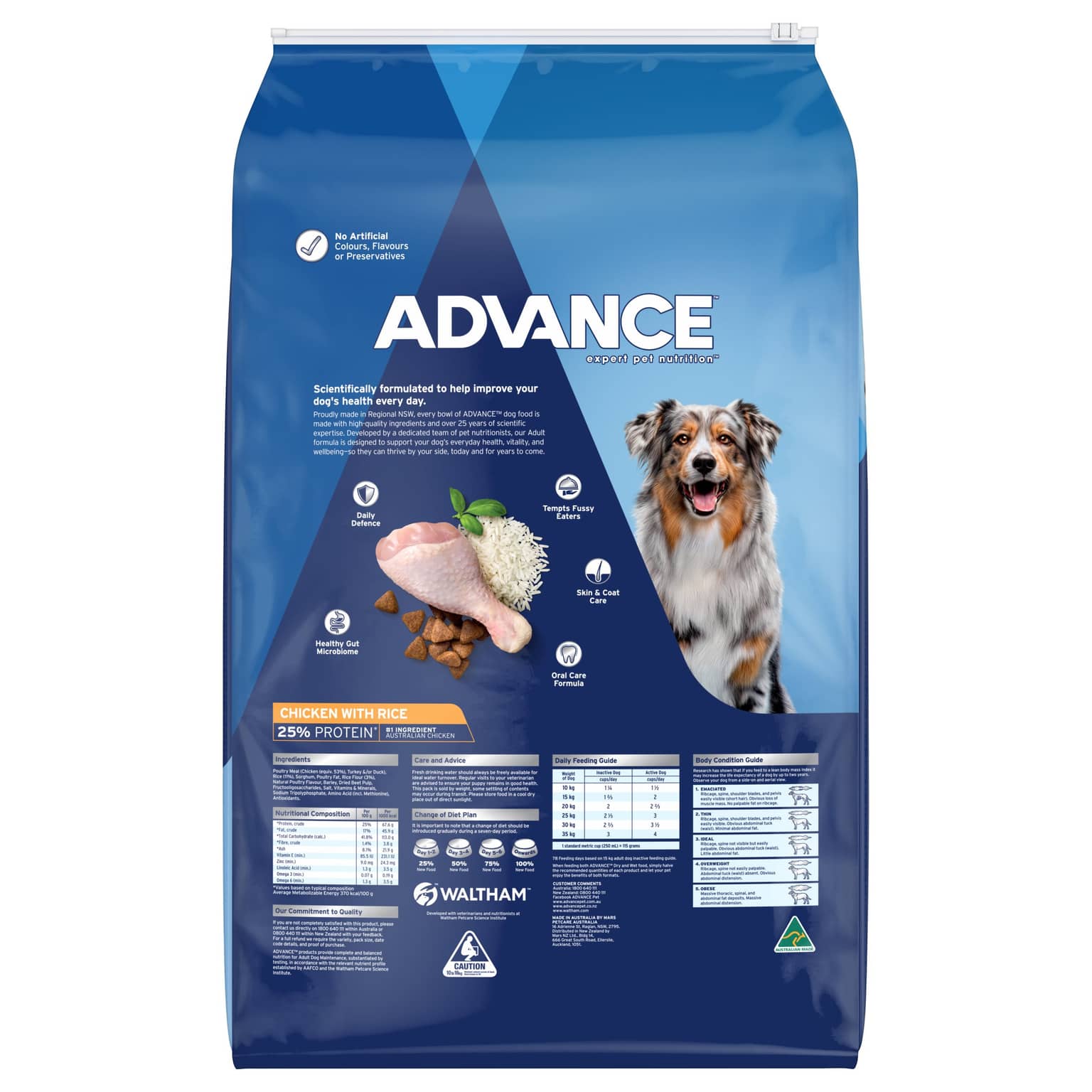ADVANCE Medium Adult Dry Dog Food Chicken With Rice