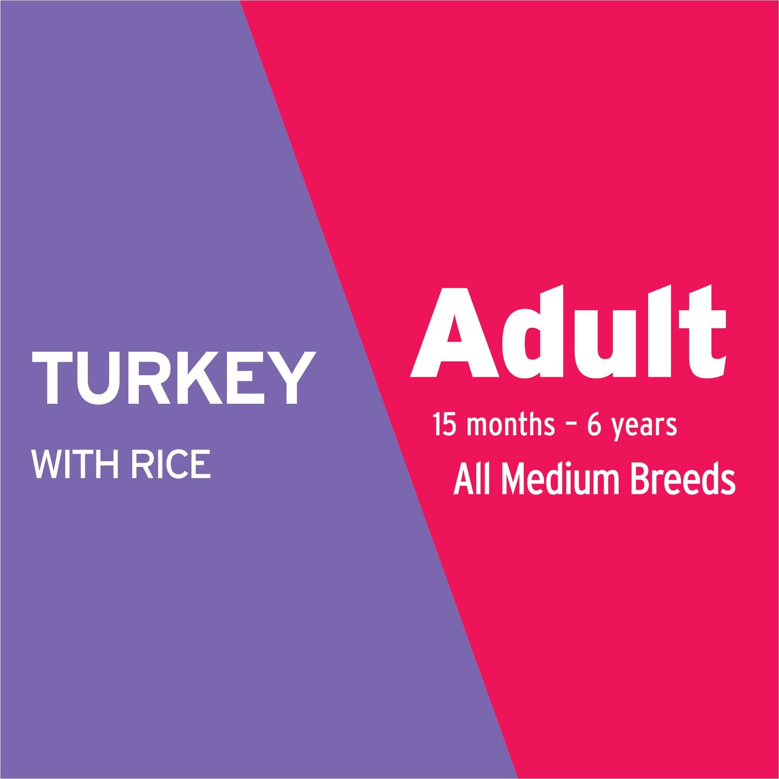 ADVANCE Medium Adult Dry Dog Food Turkey With Rice