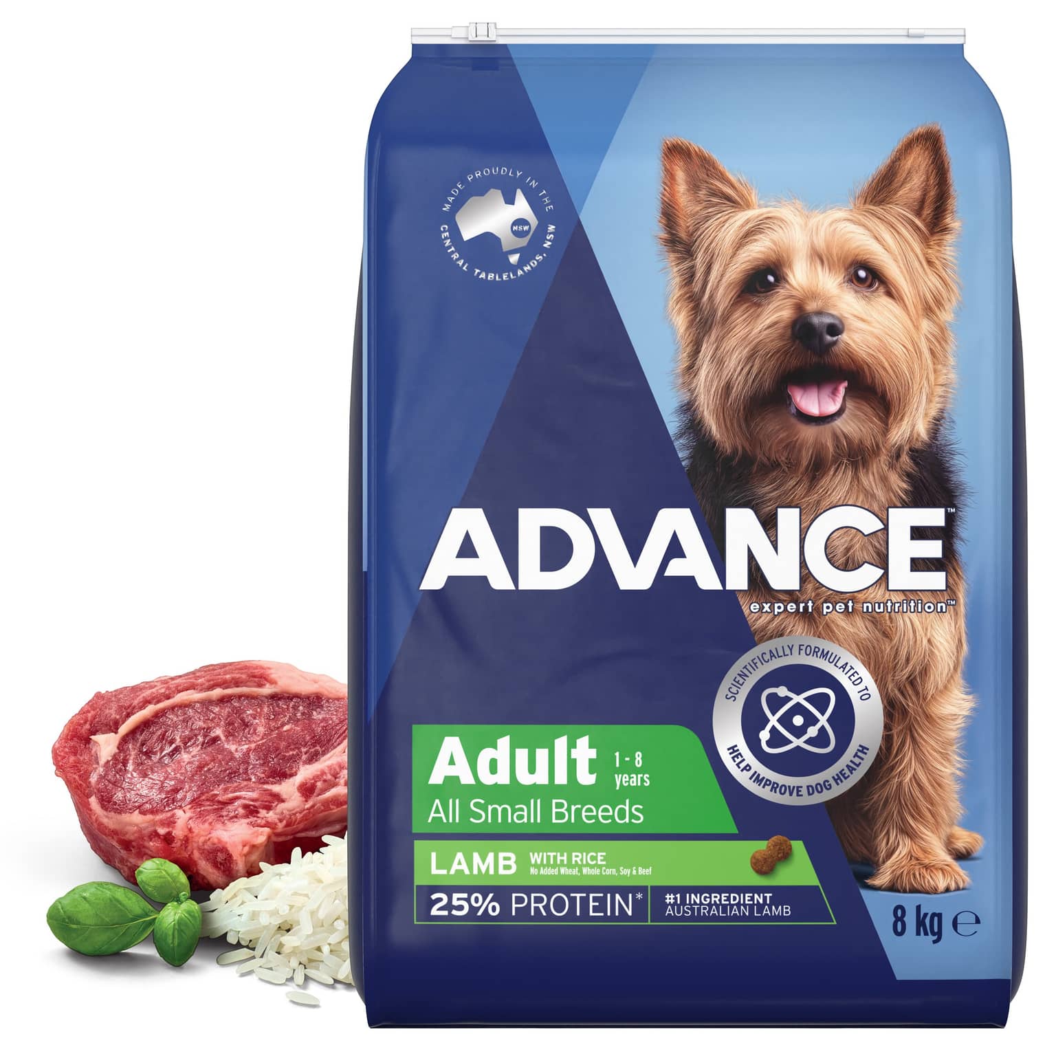 ADVANCE Small Adult Dry Dog Food Lamb With Rice