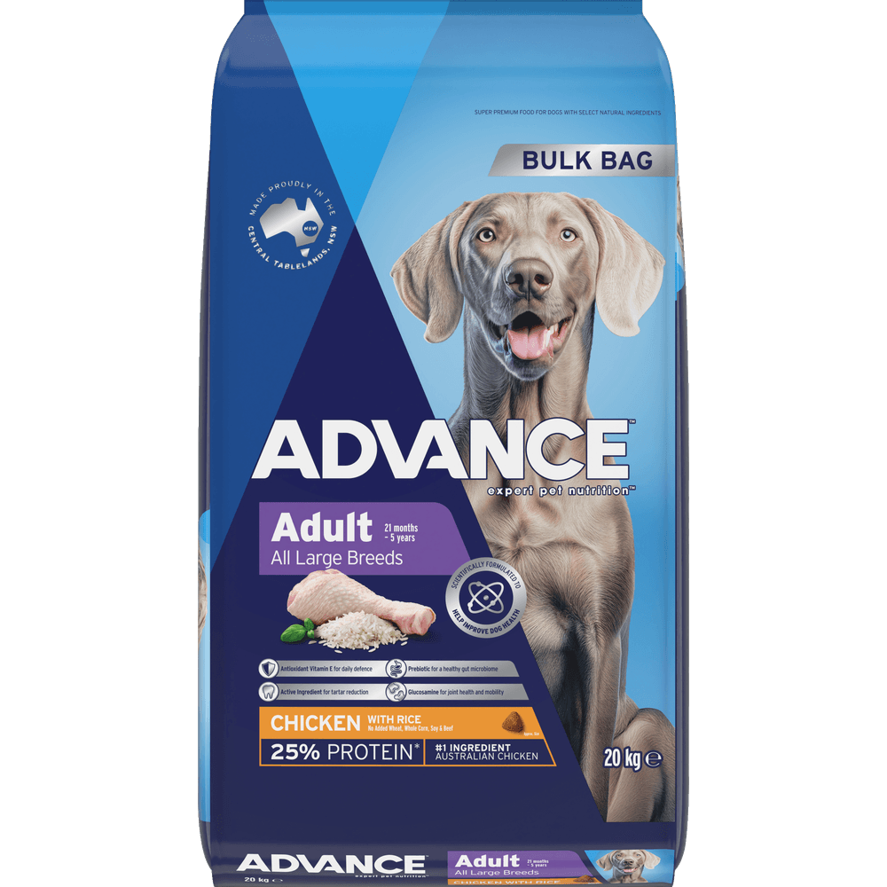 Large Adult Dry Dog Food Chicken With Rice