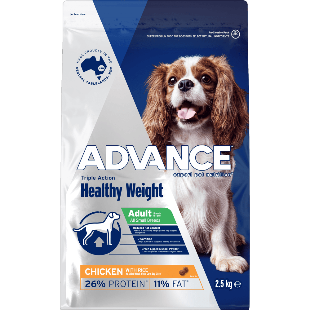 Healthy Weight Small Adult Dry Dog Food Chicken With Rice