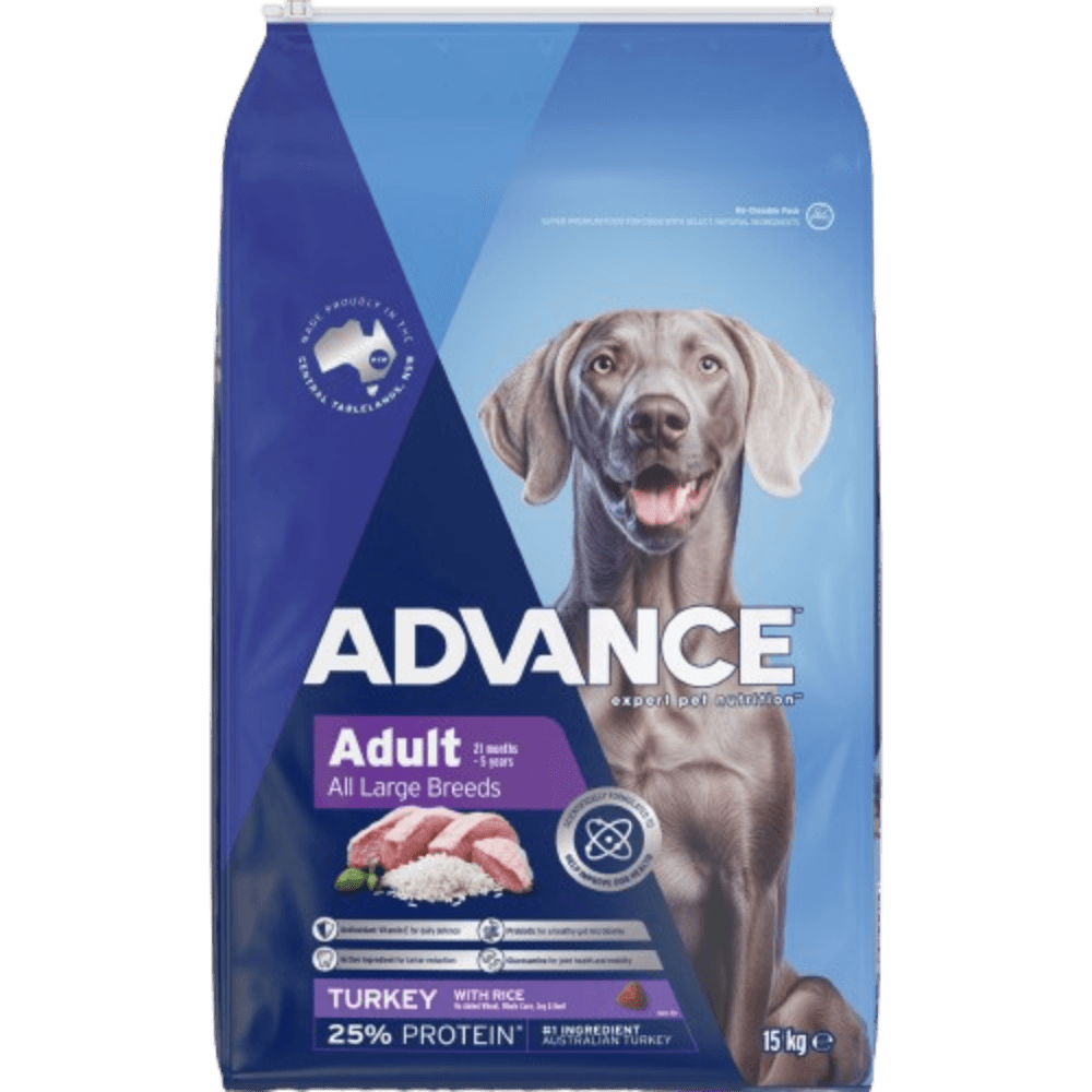 Large Adult Dry Dog Food Turkey With Rice