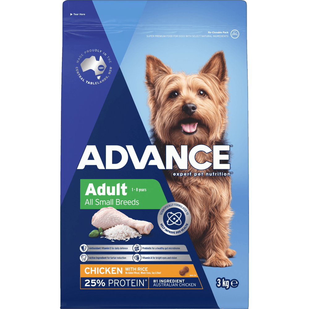 Advance Small Adult Dry Dog Food Chicken With Rice