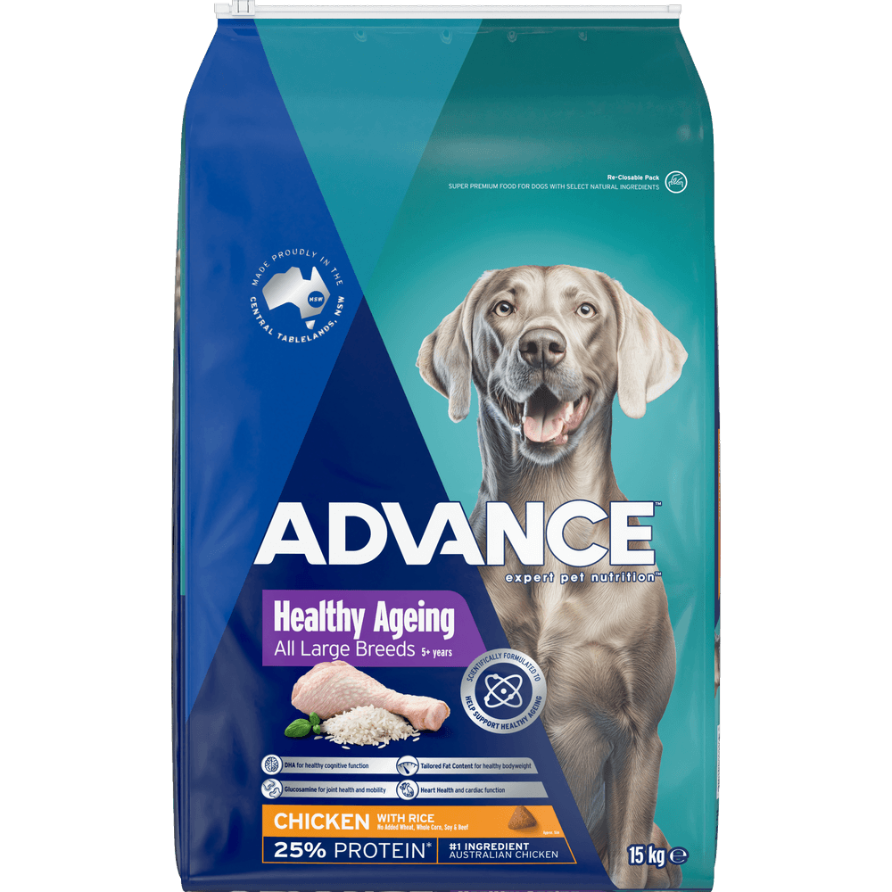 Healthy Ageing Large Adult Dry Dog Food Chicken With Rice