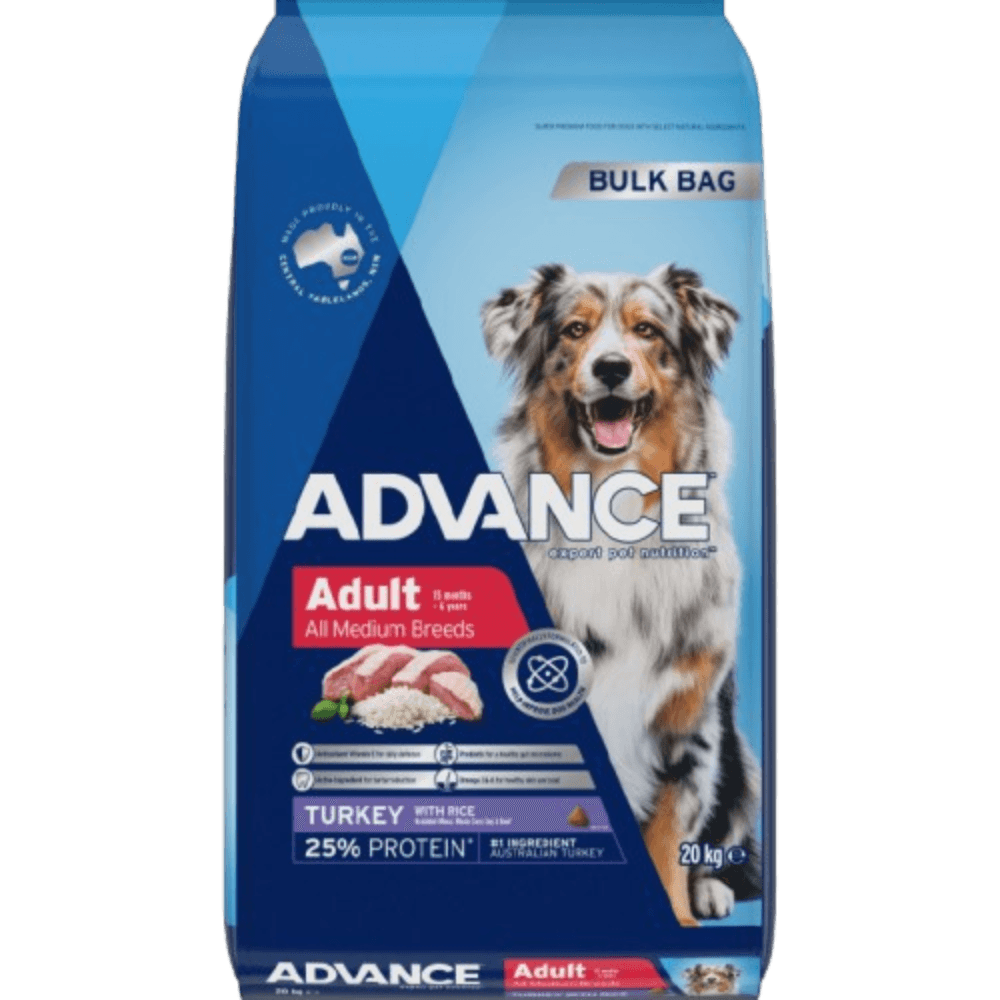 Medium Adult Dry Dog Food Turkey With Rice