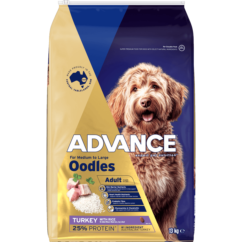 Turkey with Rice Large Oodles Adult Dry Dog Food