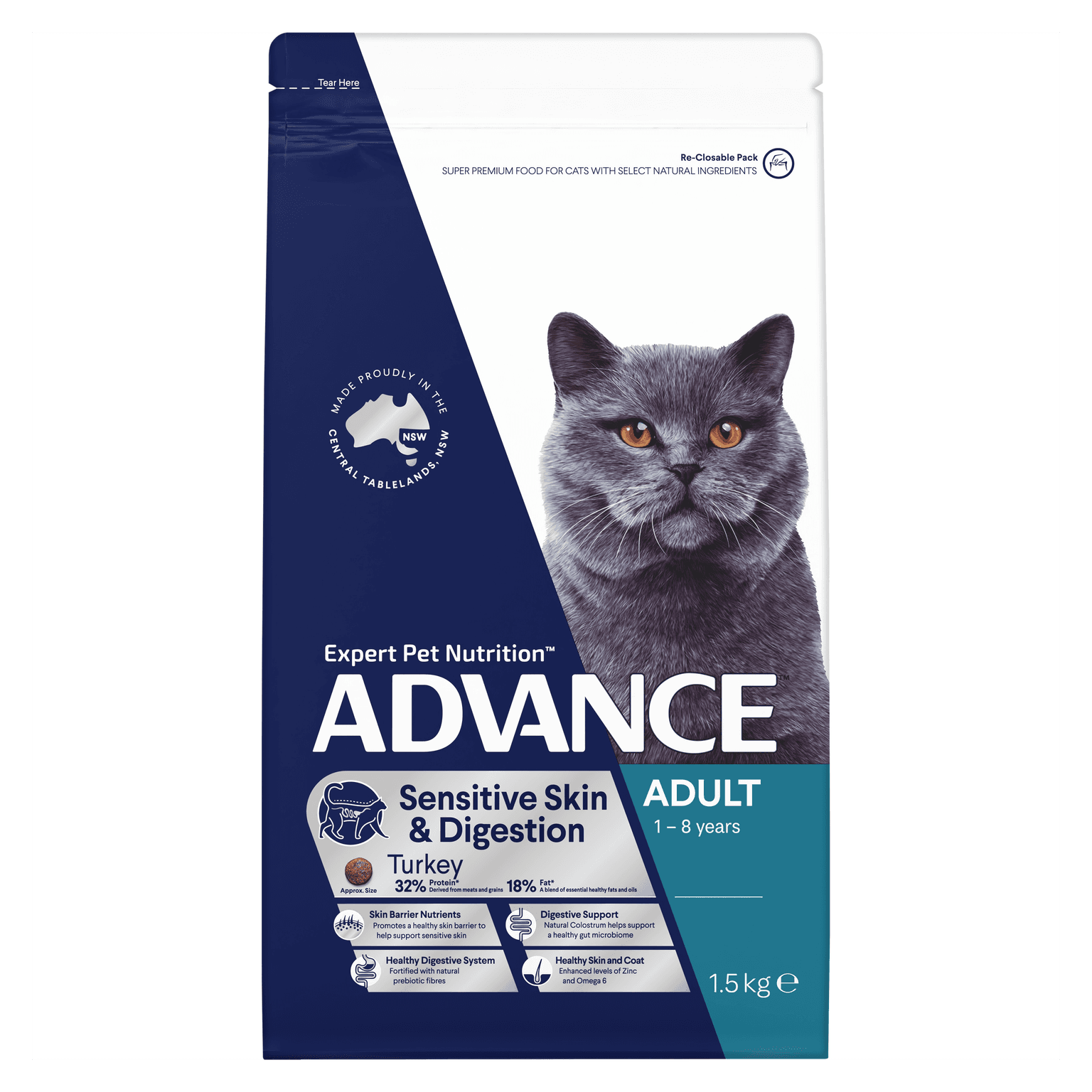 advance-adult-sensitive-skin-and-digestion-turkey-dry-cat-food