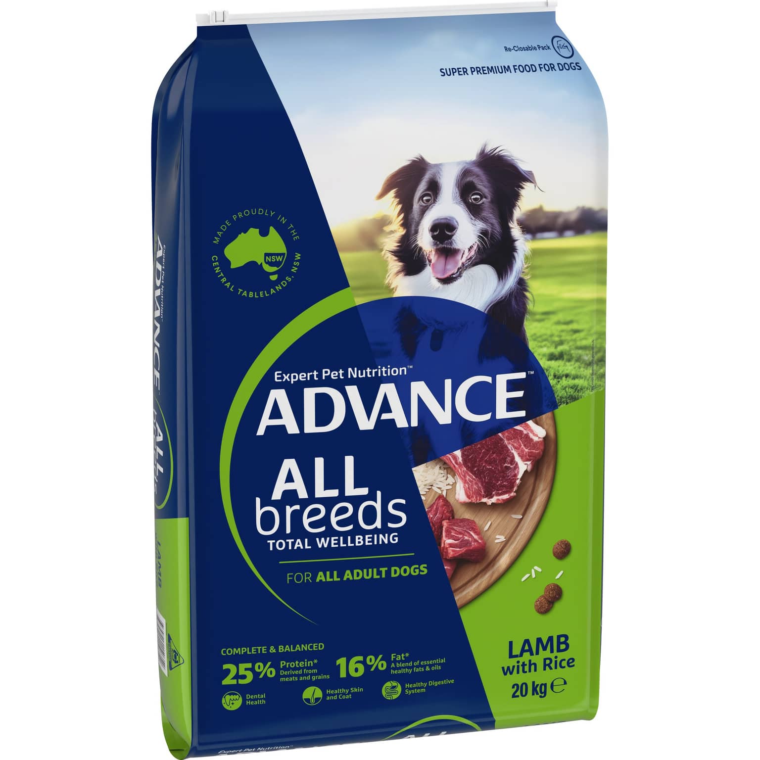 ADVANCE All Breeds Adult Dry Dog Food Lamb And Rice