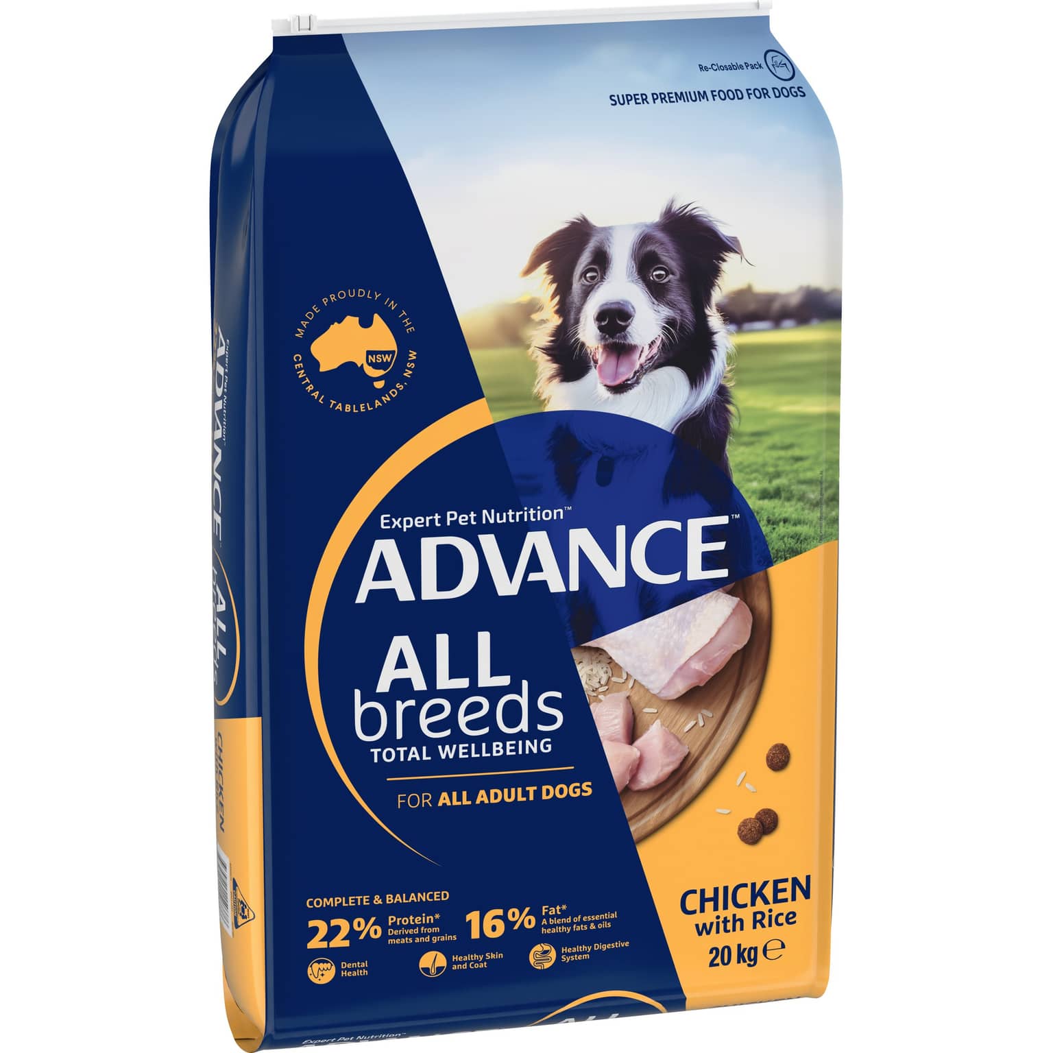 ADVANCE All Breeds Adult Dry Dog Food Chicken And Rice