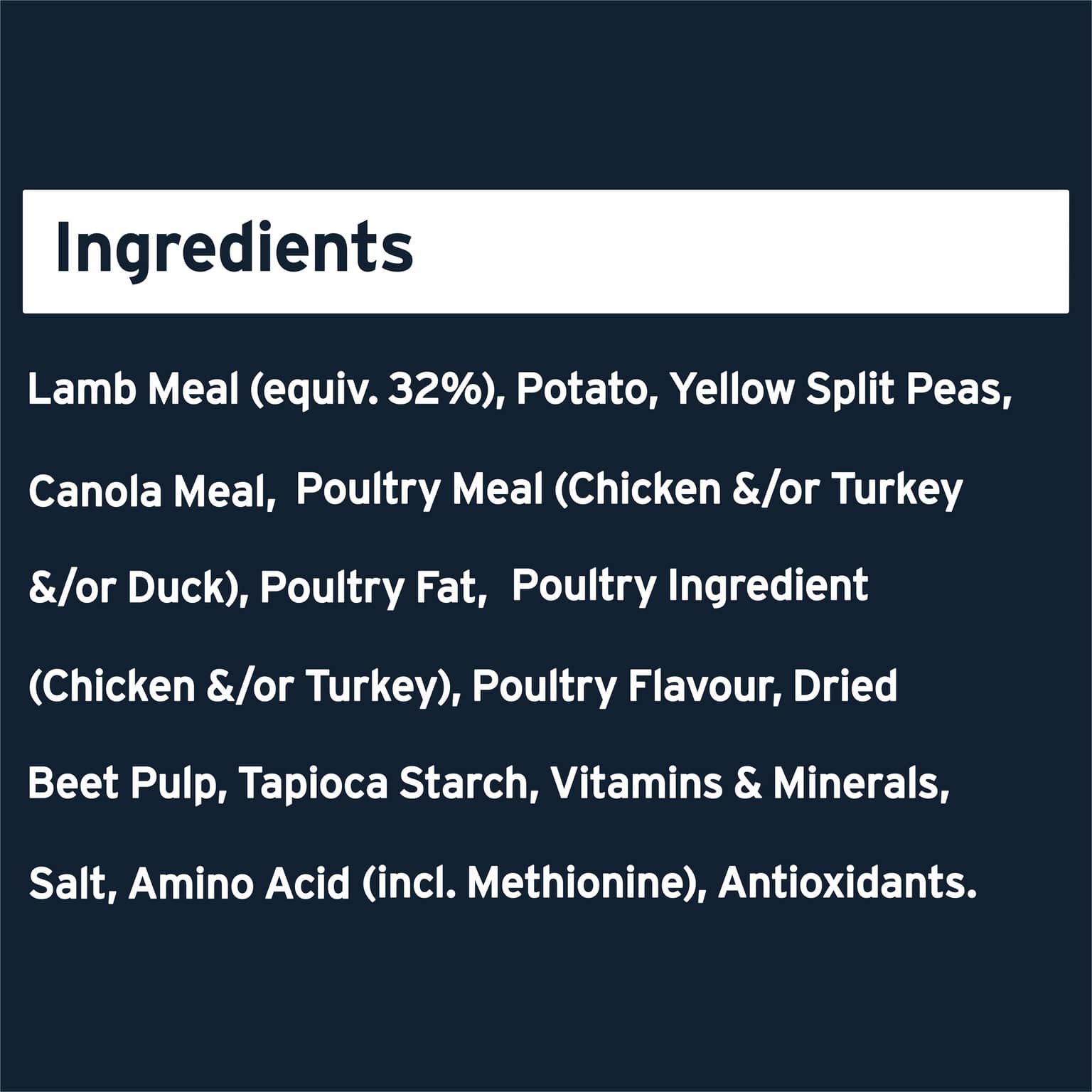 ADVANCE High Protein Adult Lamb Dry Dog Food