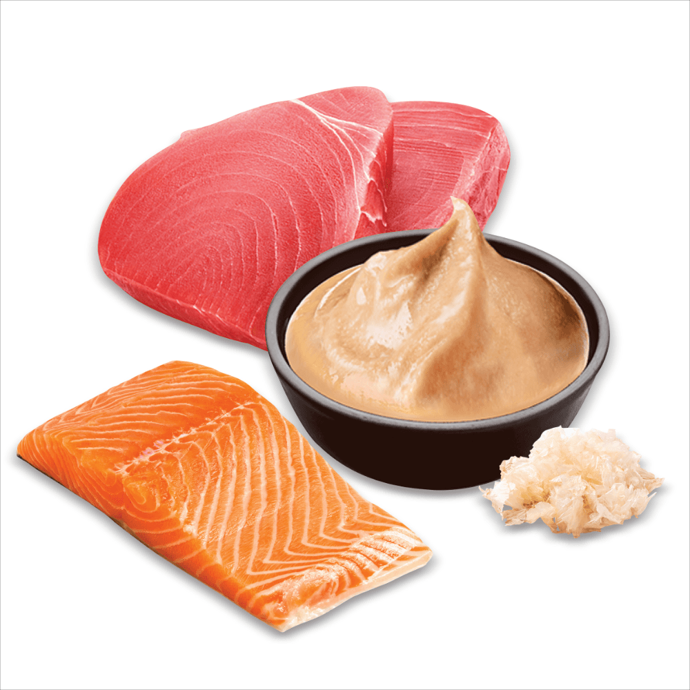 Dine Natural Creamy Cat Treats Tuna and Salmon with Chicken Flakes