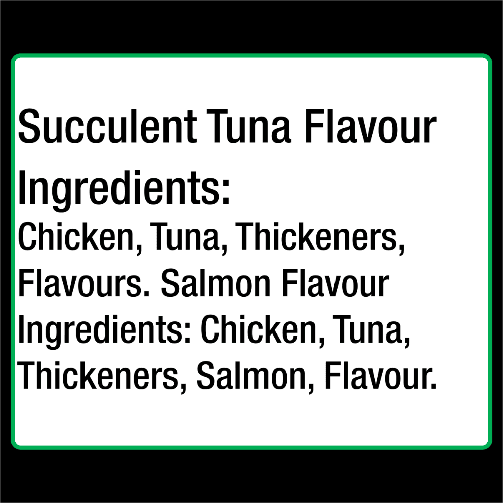 Dine Natural Creamy Cat Treats Tuna and Salmon with Chicken Flakes