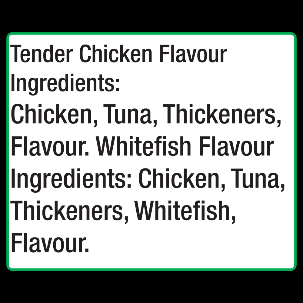 Dine Natural Creamy Cat Treats Chicken and Whitefish with Chicken Flakes