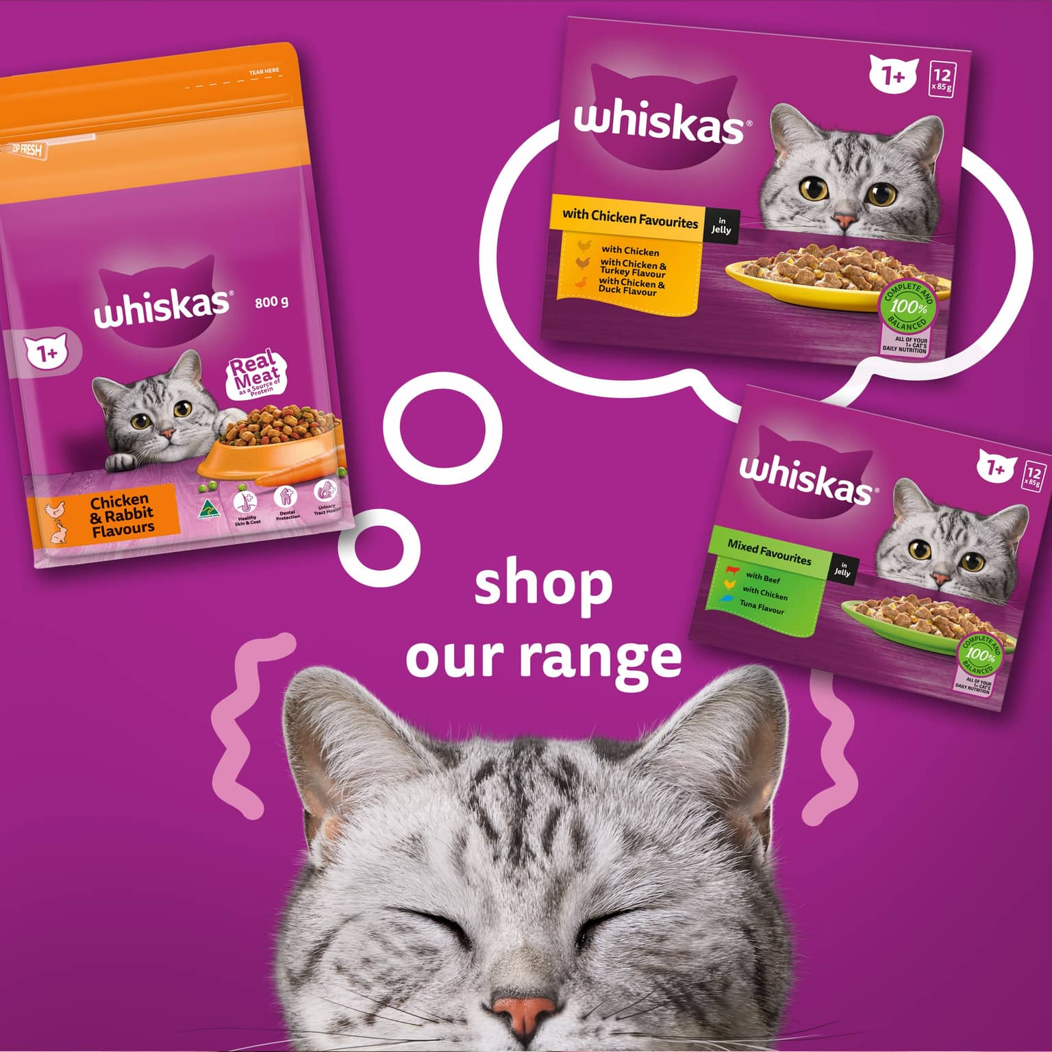 Whiskas Variety Pack Chicken Wet Cat Food