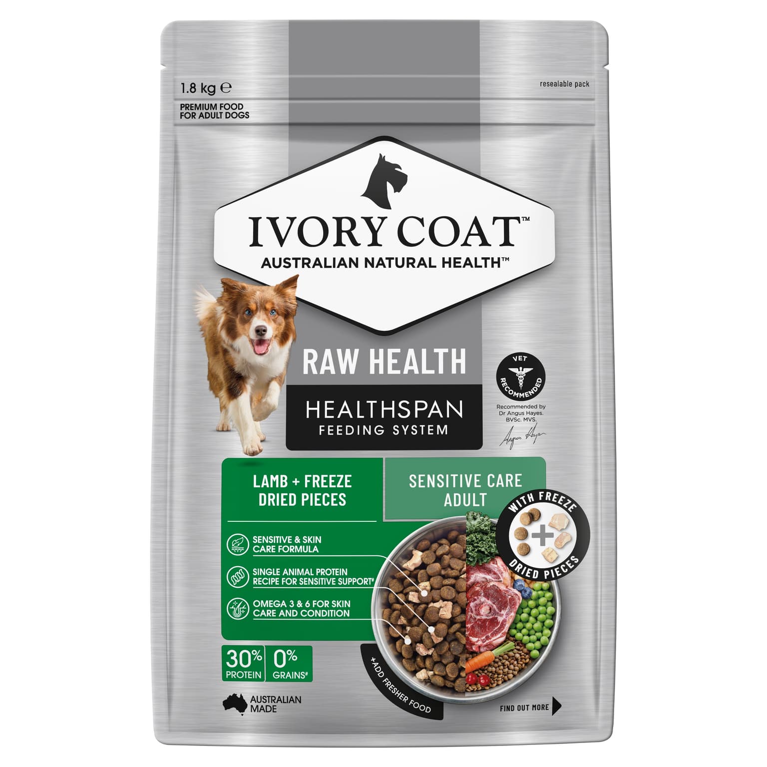 Raw Health Adult Sensitive Care Dog Food