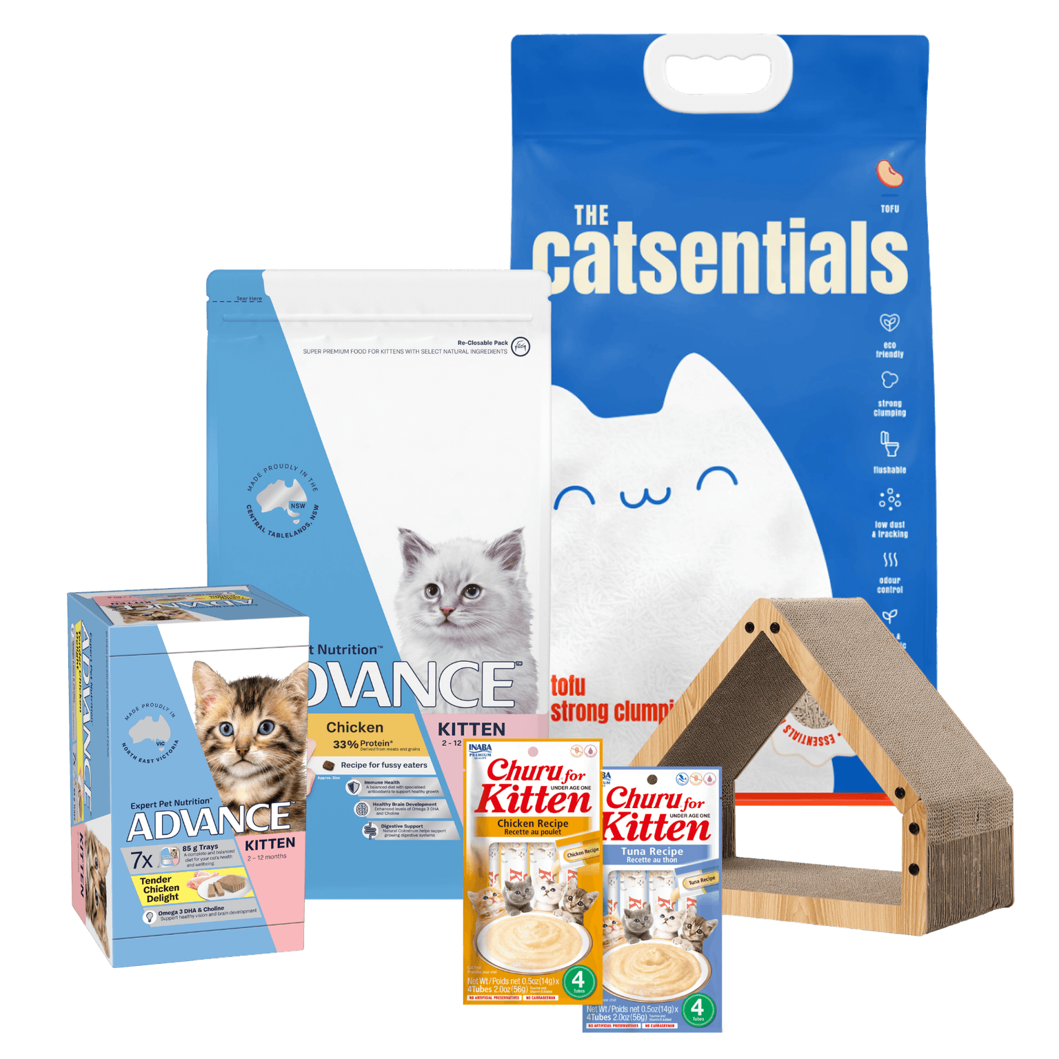 ADVANCE Kitten Bundle with Tofu Litter