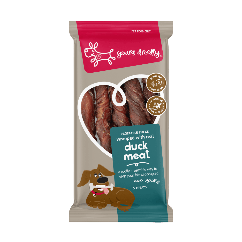 yours-droolly-duck-wrapped-small-sticks-dog-treats