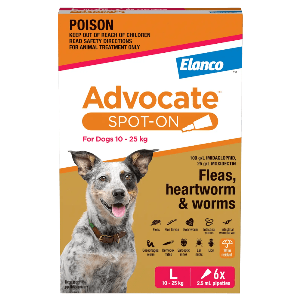 Red Flea & Worm Spot-On for Large Dogs