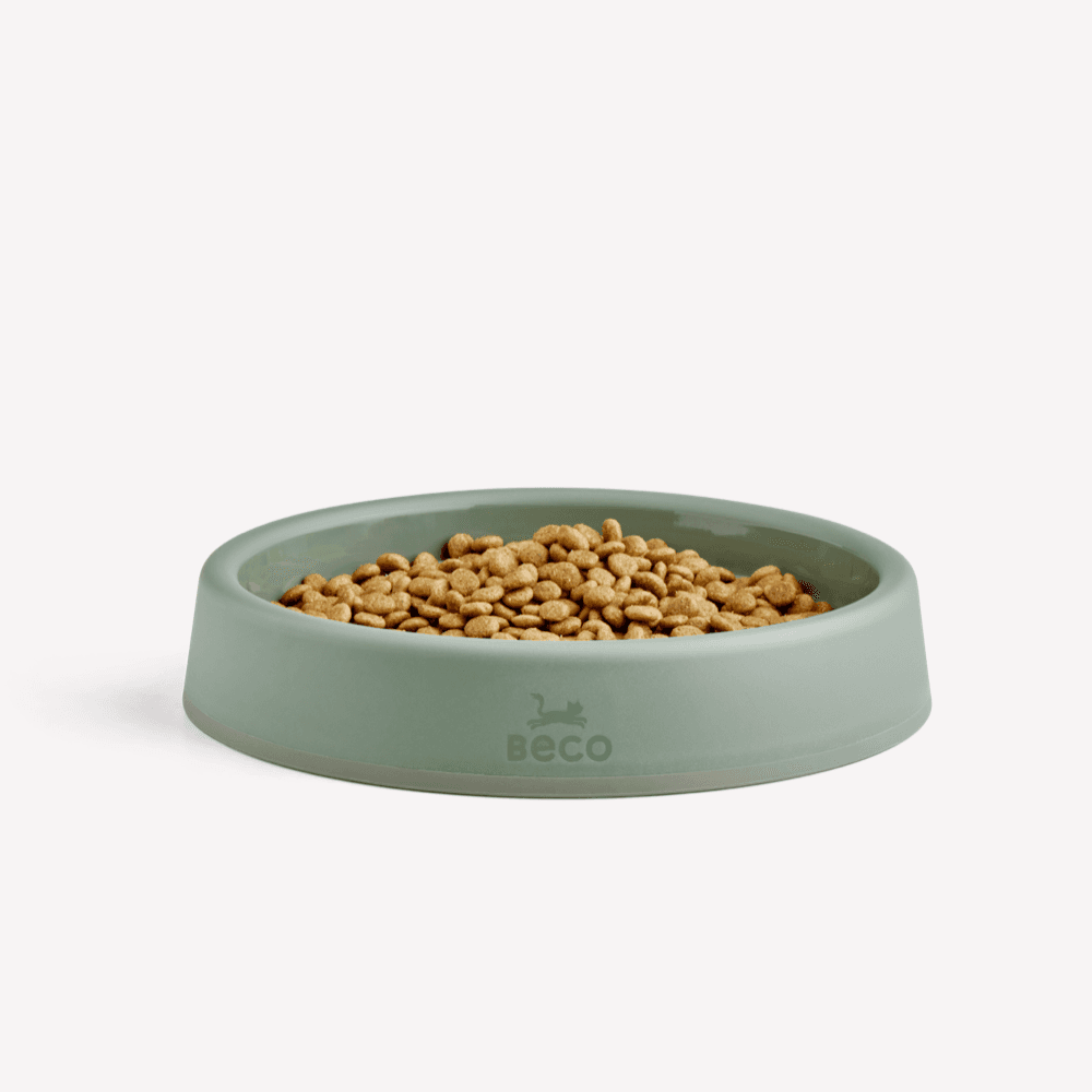 Beco Steady Cat Bowl Olive Green