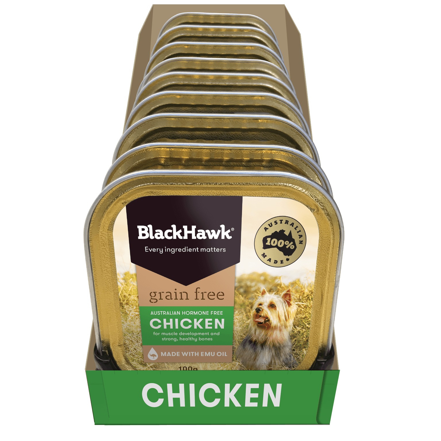 black-hawk-grain-free-adult-chicken-wet-dog-food-tray