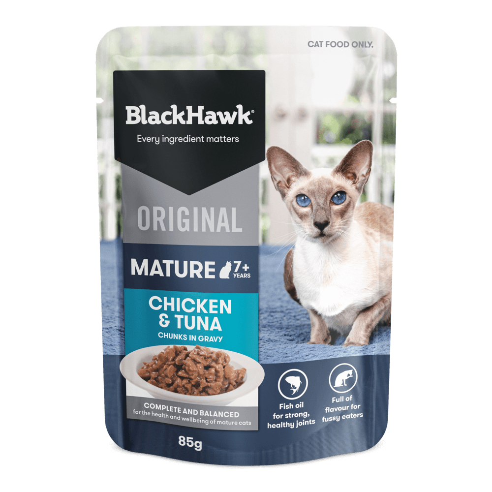 black-hawk-wet-cat-food-mature-chicken-and-tuna-in-gravy-pouches