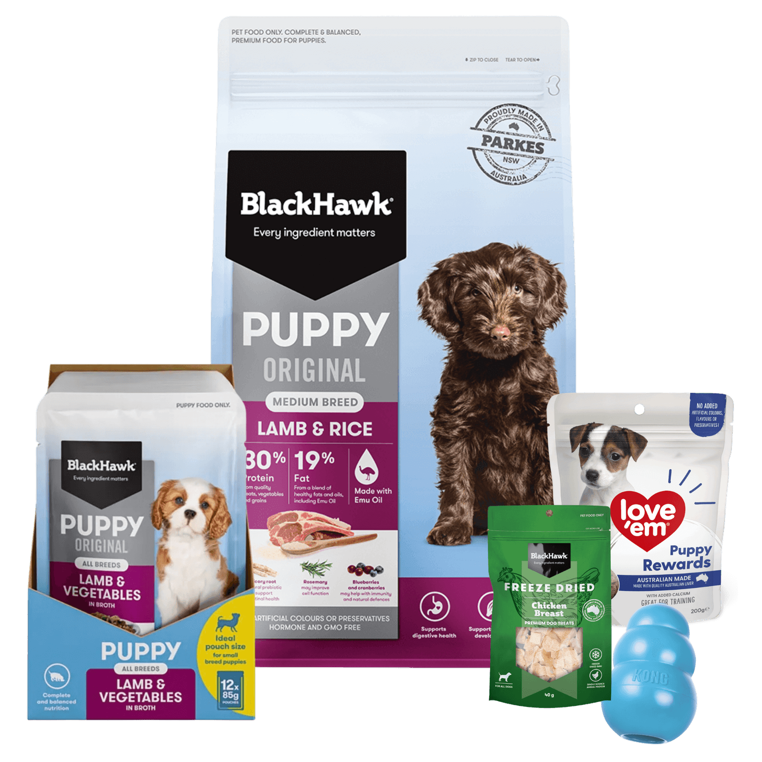 Black Hawk Small Medium Puppy Bundle
